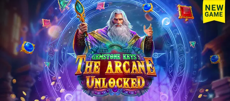 Gemstone Keys: The Arcade Unlocked pokie at Fair Go Casino